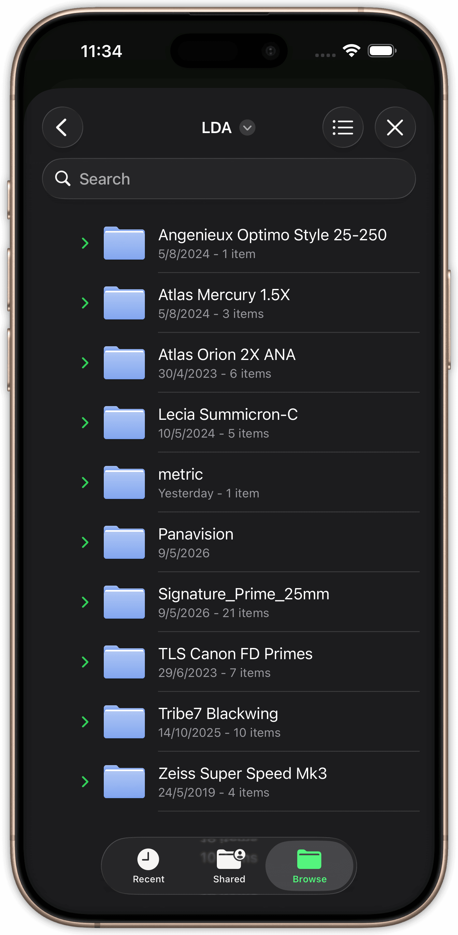 Importing a Lens Data Archive in RingThing